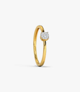 Kisna Real Diamond Jewellery Gold Diamond Ring